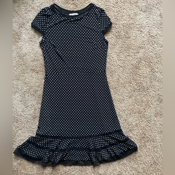 Joseph Ribkoff Women’s Size 10 Polka Dot Ruffle Hem Summer Event Beach Vacation - Picture 7 of 8